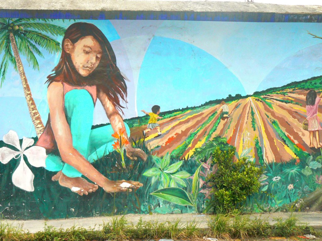graffiti murales street art in Tulum