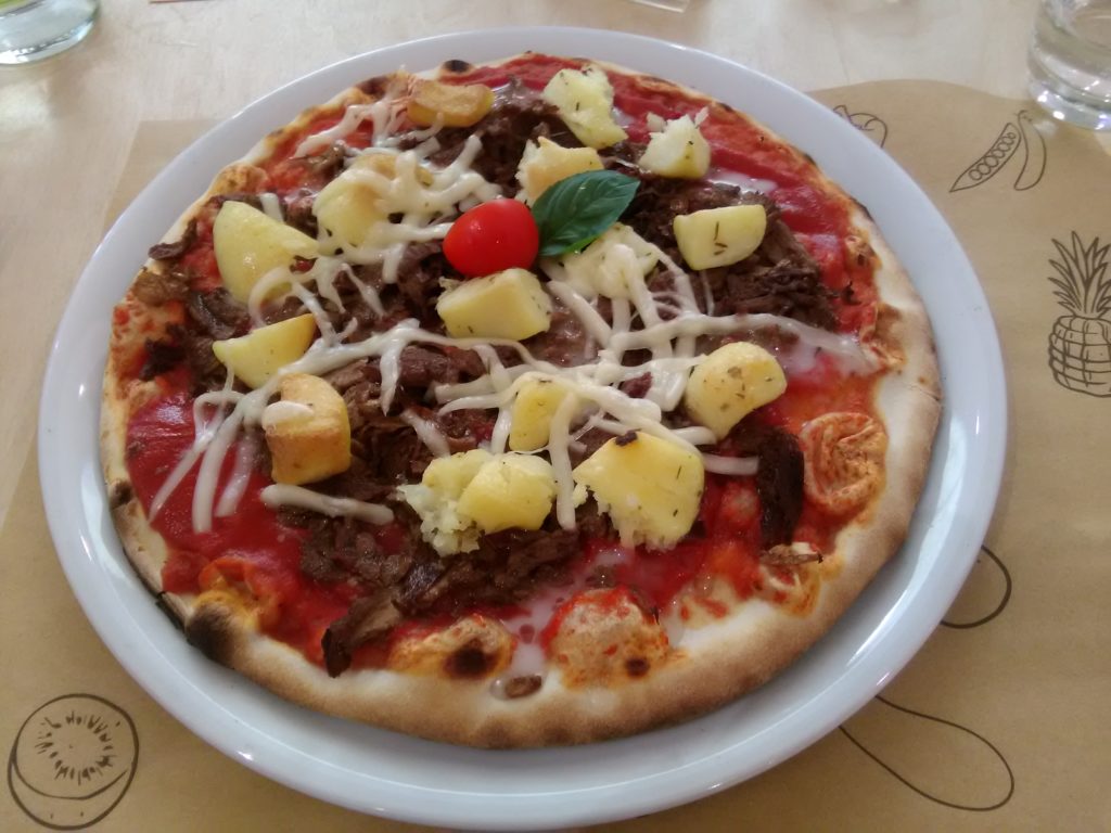 vegan pizza in italy